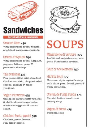 Food Menu gallery image 24495