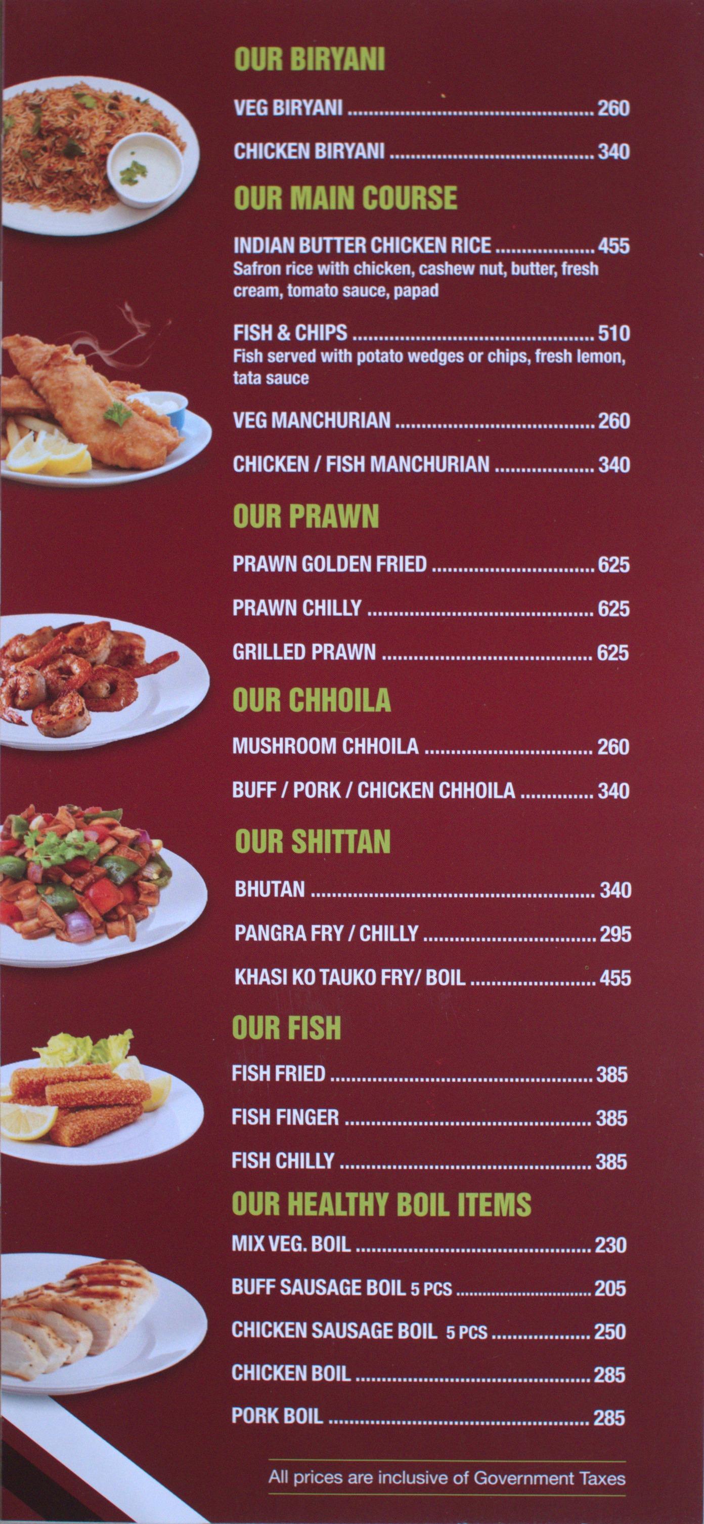 Food Menu gallery image 1830