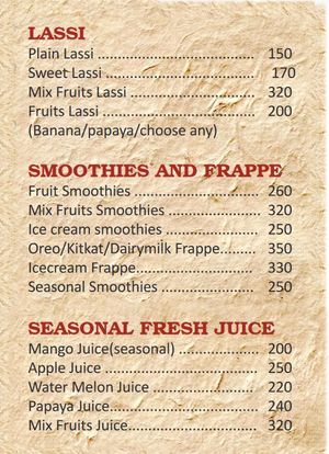 Food Menu gallery image 11284