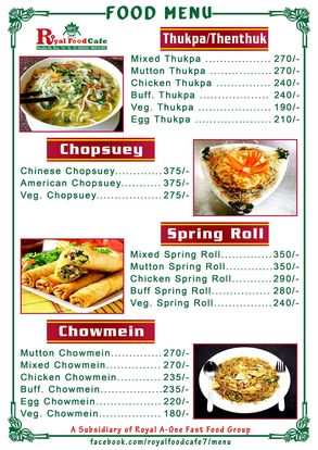 Food Menu gallery image 13811